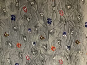 Hockey Pantograph Quilting Pattern