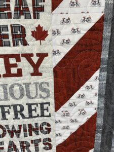 Maple Syrup Pantograph Quilting Pattern