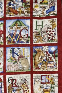 Alphabet Pantograph Quilting Pattern