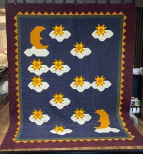 Stars Pantograph Quilting Pattern